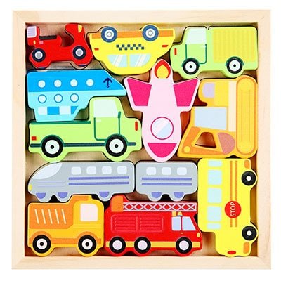 3D Holz - Puzzles: Einfach Koordination und Motorik schulen - ADHS Store