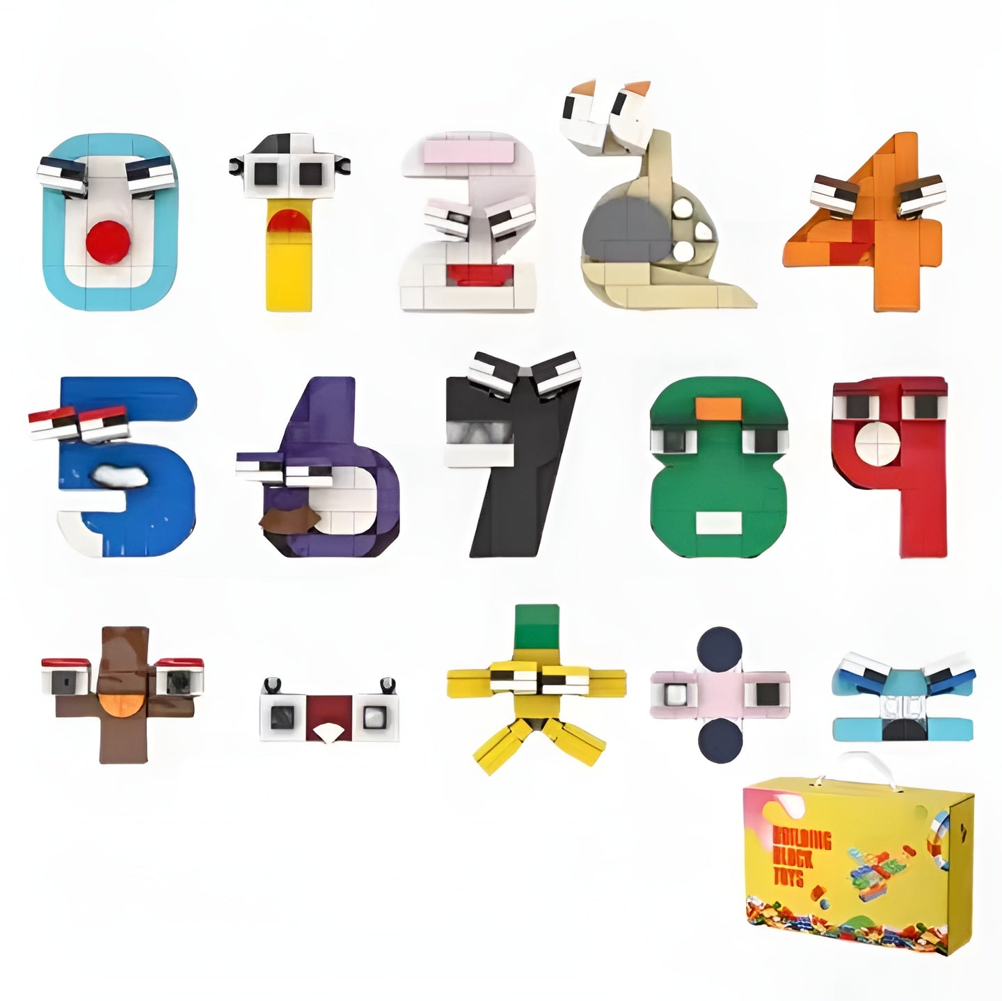 Alle 26 Buchstaben als Alphabet - Bausteineset - ADHS Store