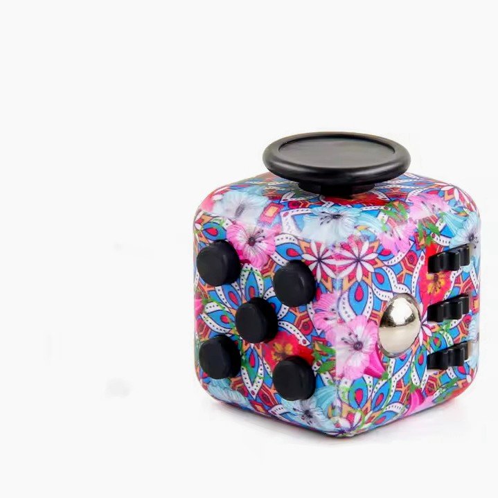 Fidget - Würfel mit 6 Funktionen (Fünferset) - ADHS Store