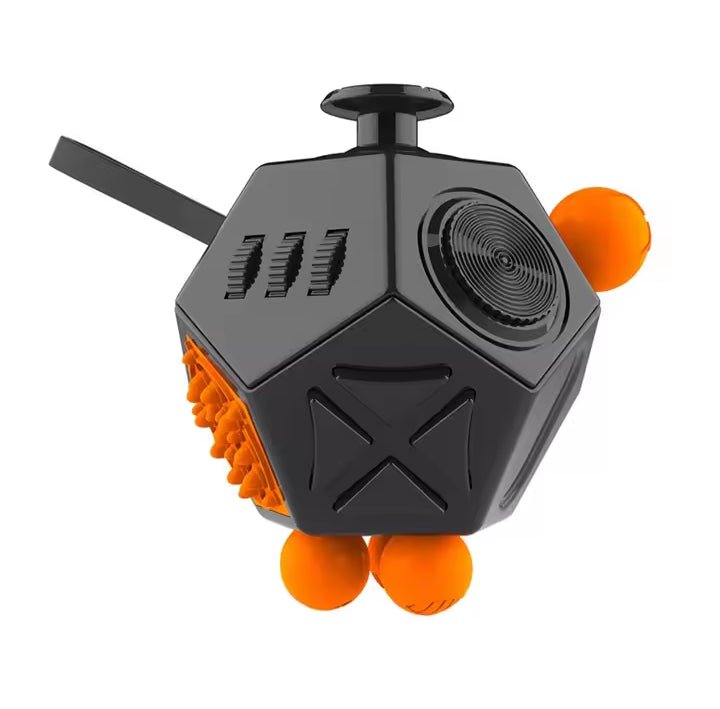 Fidget - Würfel mit 6 Funktionen (Fünferset) - ADHS Store