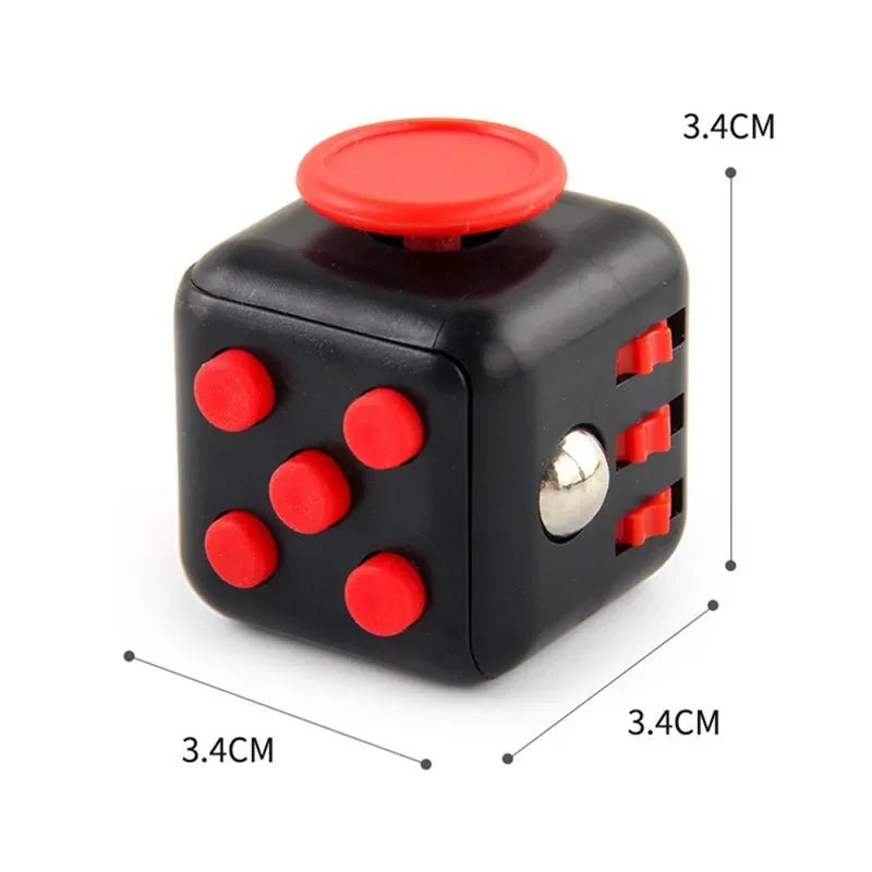 Fidget - Würfel mit 6 Funktionen (Fünferset) - ADHS Store