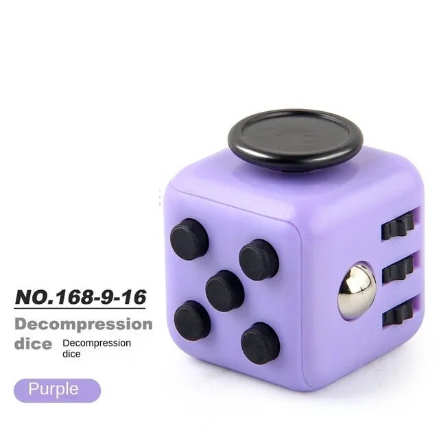 Fidget - Würfel mit 6 Funktionen (Fünferset) - ADHS Store