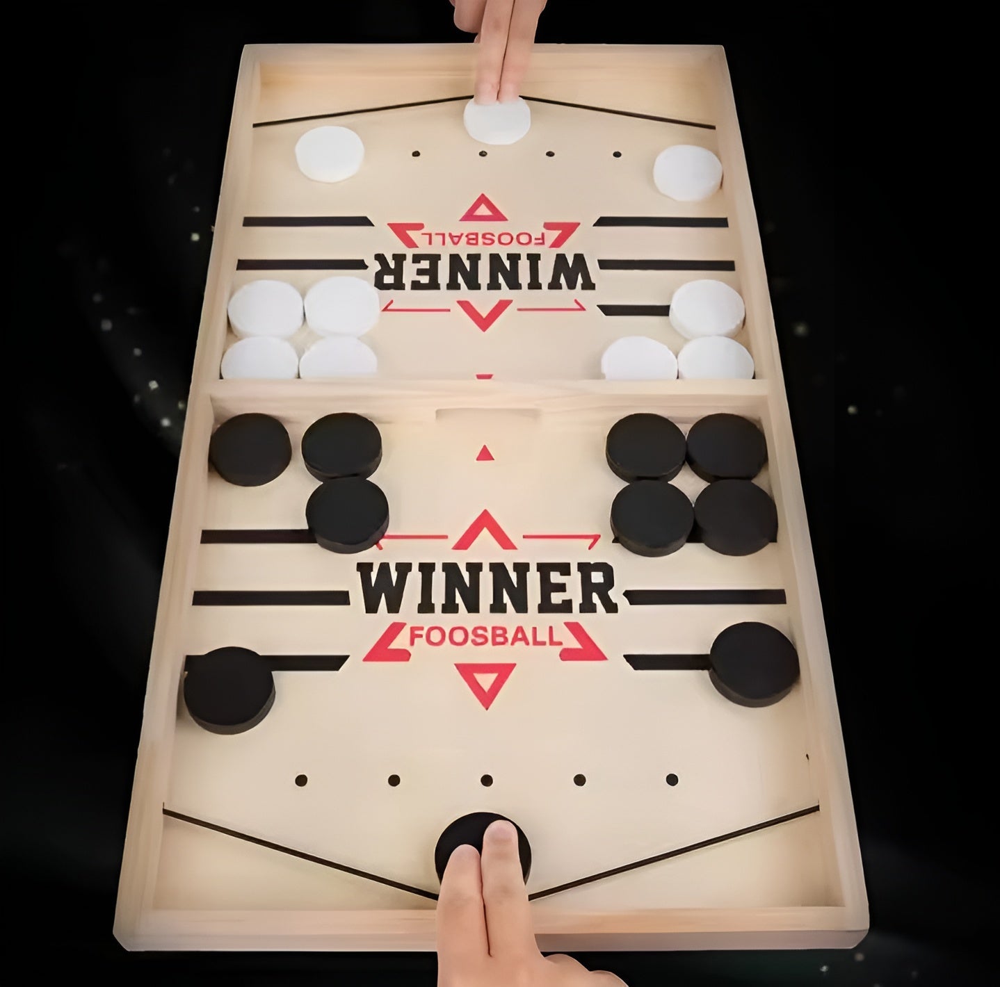 Hölzernes Tischfussball - Set: Spass & Spannung für Klein & Gross - ADHS Store