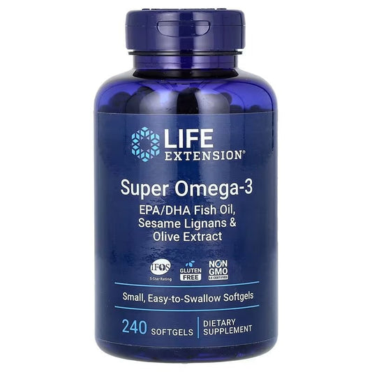 Life Extension Super Omega - 3 (240 Weichkapseln) - ADHS Store