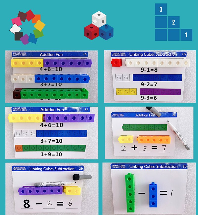 Linking Cubes: Mathe und Bauen geht zusammen - ADHS Store