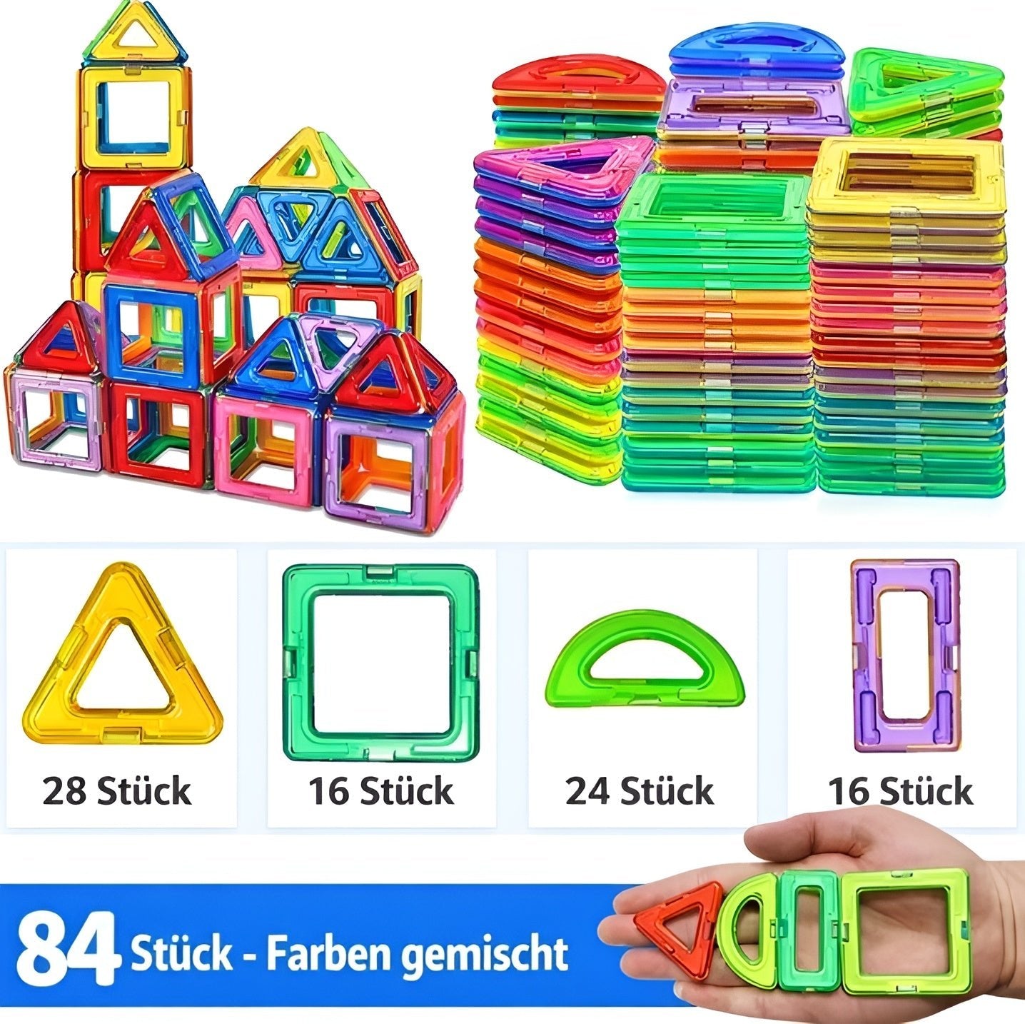 MAGNETOPIA: Bauen & Erschaffen mit Magnet - Bausteinen - ADHS Store