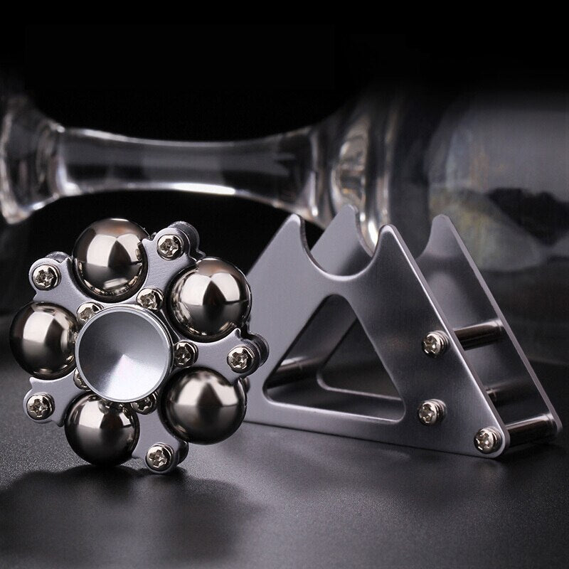 Metall - Fidget - Spinner aus 62 Präzisionsteilen (CNC - Fräsung) - ADHS Store