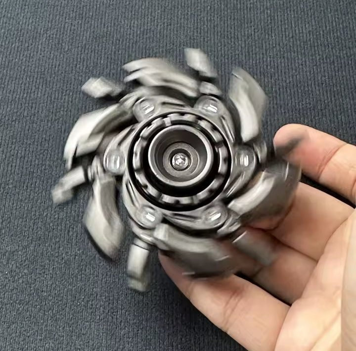 Metall - Fidget - Spinner aus 62 Präzisionsteilen (CNC - Fräsung) - ADHS Store