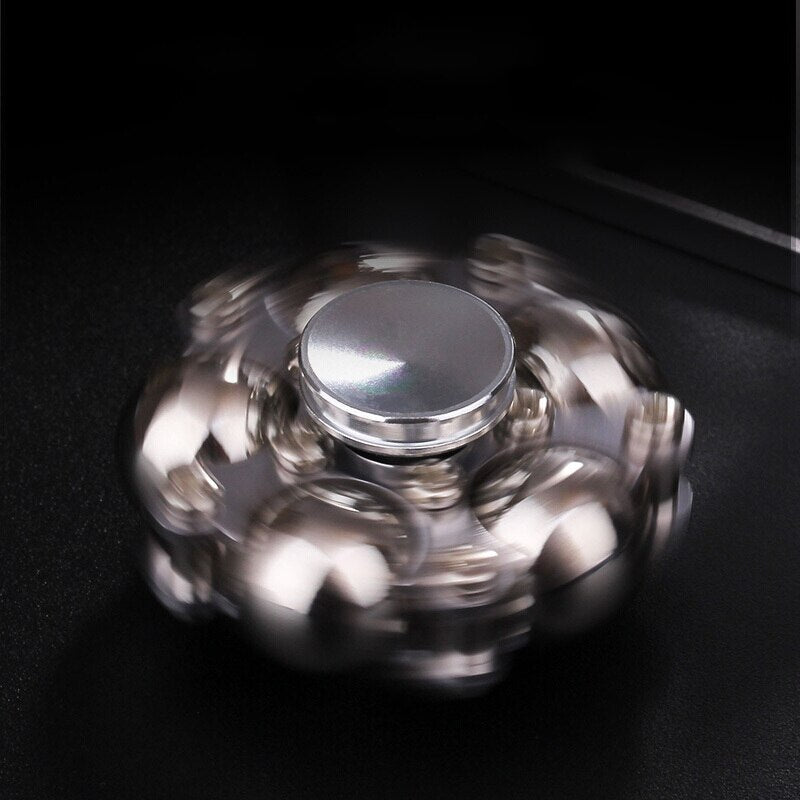 Metall - Fidget - Spinner aus 62 Präzisionsteilen (CNC - Fräsung) - ADHS Store