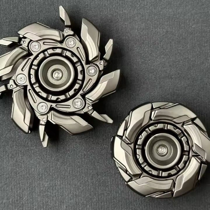 Metall - Fidget - Spinner aus 62 Präzisionsteilen (CNC - Fräsung) - ADHS Store
