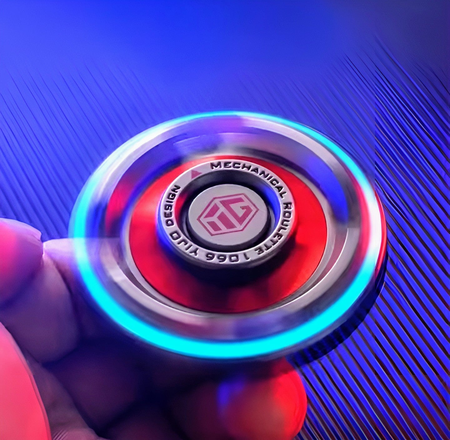 Metall - Fidget - Spinner aus 62 Präzisionsteilen (CNC - Fräsung) - ADHS Store