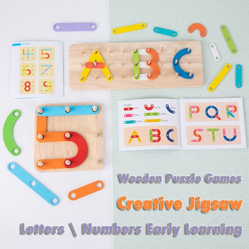 Montessori - Geoboard mit Lernkarten - ADHS Store