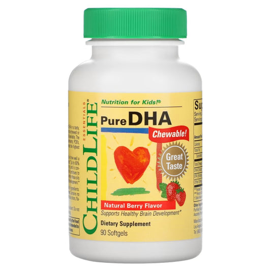 Reines DHA - Supplement (Omega - 3, 90 Kapseln) - ADHS Store