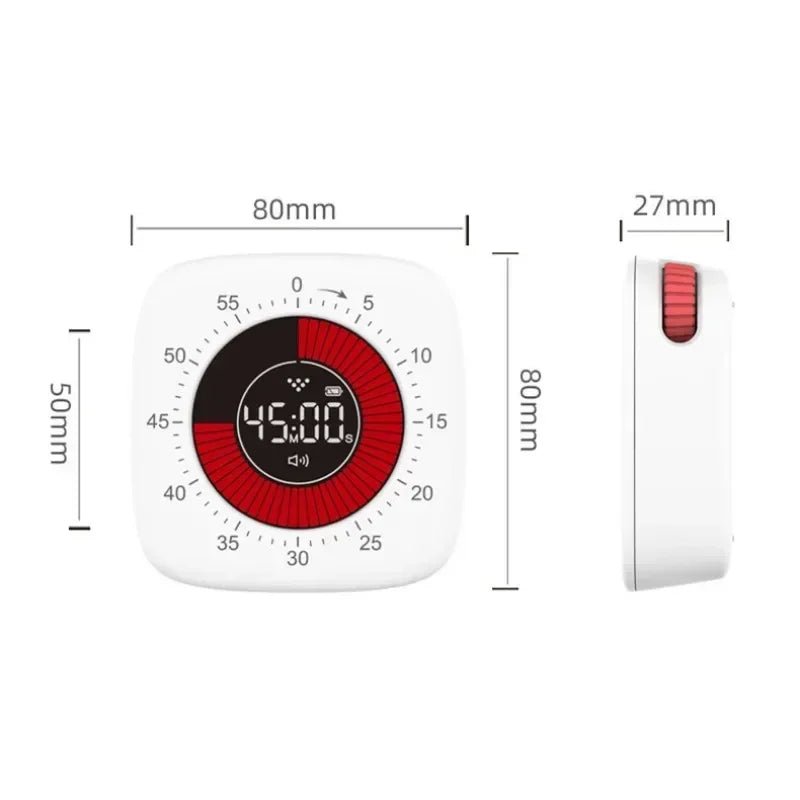 Visueller Timer mit Analog - & Digizeit für Lernen/Arbeit - ADHS Store