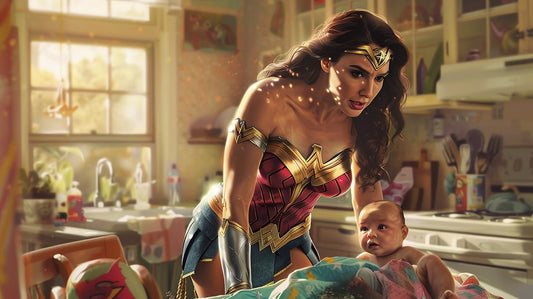 Wonderwoman und Baby