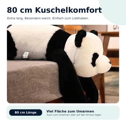 XXL Panda Kuscheltier 80 cm – Weicher Begleiter für Ruhe & Körperkontakt