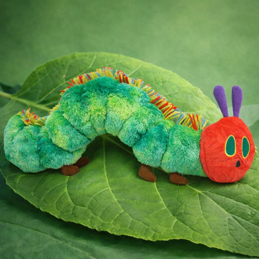 Stofftier Immerhungrige Raupe (und Menüplan)