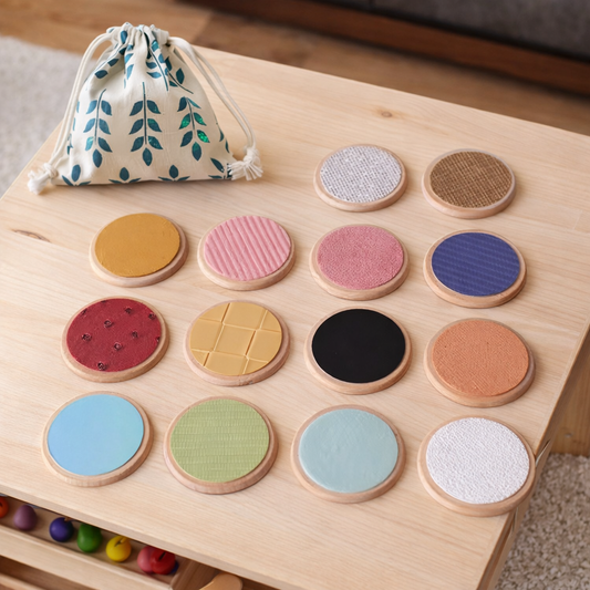 Montessori-Tastscheiben für die sensomotorische Förderung