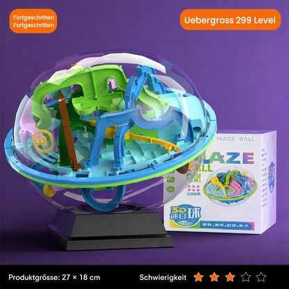 3D Kugellabyrinth – Geschicklichkeitsspiel für Konzentration, Fokus & Feinmotorik - ADHS Store