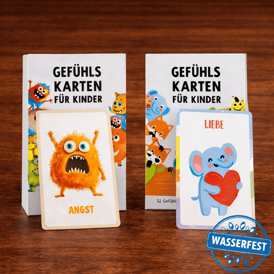 64 Karten Set zu Gefühlen & Emotionen für Kinder - ADHS Store