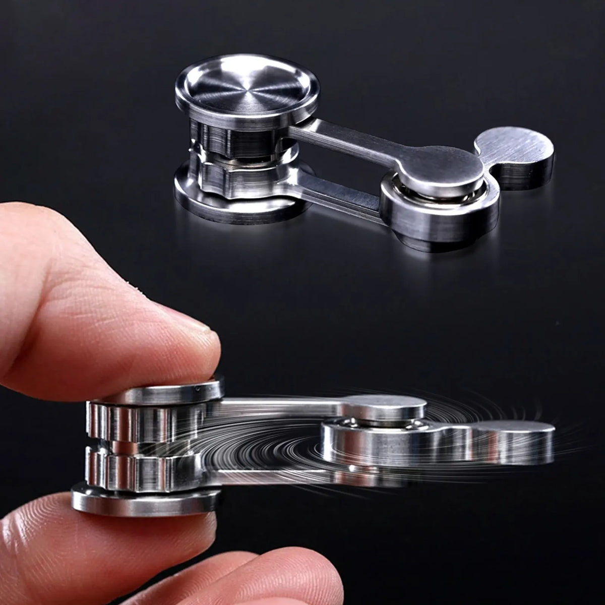 Pendel Fidget Spinner aus Edelstahl – Mechanisches EDC-Fidget für Fokus & Beschäftigung