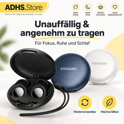 Geräuschreduzierende Ohrstöpsel – Für Fokus, Ruhe & Schlaf