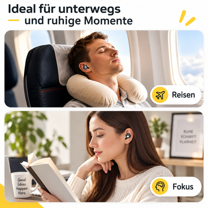 Geräuschreduzierende Ohrstöpsel – Für Fokus, Ruhe & Schlaf