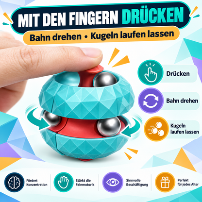 Orbit Ball Fidget – Rotierendes Kugelspiel für Fokus & Beschäftigung