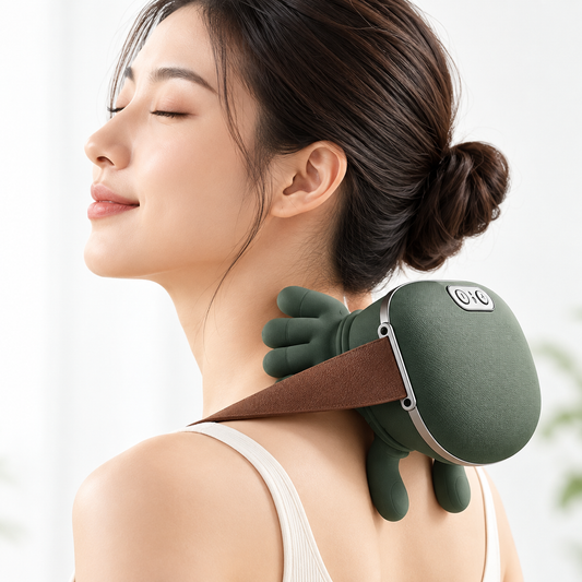 Smart Nackenmassagegerät mit Wärme – 3 Massage- & 2 Wärmestufen