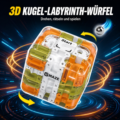 Labyrinthwürfel – 3D Denk- & Geschicklichkeitsspiel für Fokus & Konzentration