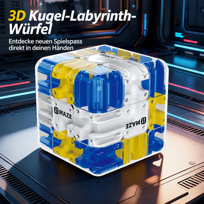Labyrinthwürfel – 3D Denk- & Geschicklichkeitsspiel für Fokus & Konzentration