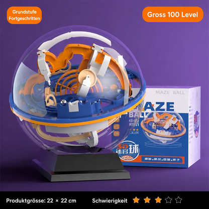3D Kugellabyrinth – Geschicklichkeitsspiel für Konzentration, Fokus & Feinmotorik