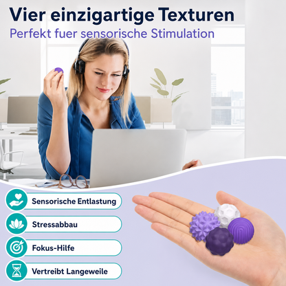 Magnetische Fidget-Bälle – Sensorisches Silikon-Set für ruhige Hände