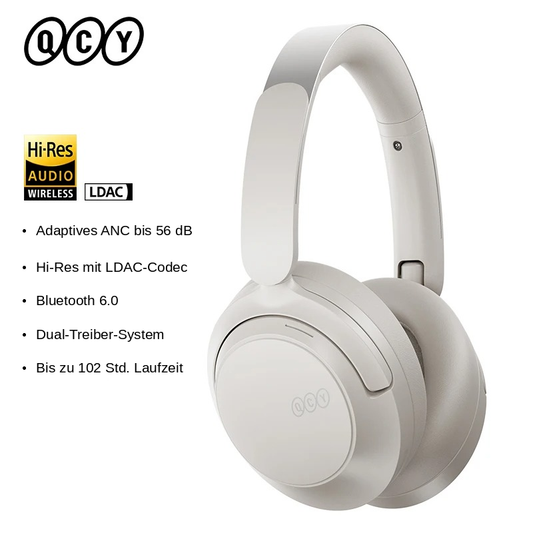 QCY H3S Premium Kopfhörer – Adaptives ANC bis 56 dB & Hi-Res LDAC