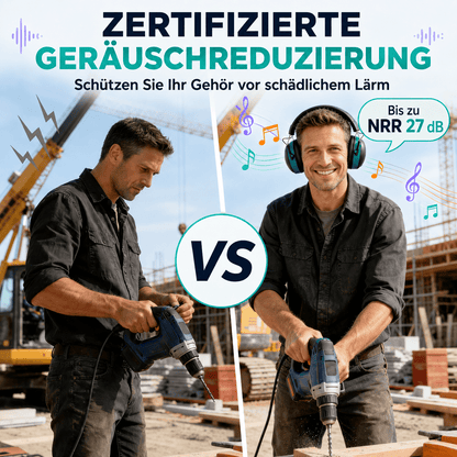 ADHS und Autismus Gehörschutz mit passiver Dämmung & Audio - ADHS Store