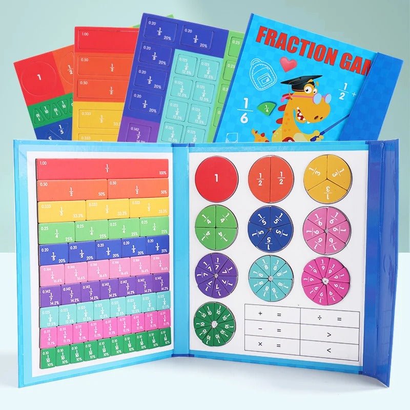 Bruchrechnen-Magnetset für ADHS-freundliches Lernen - ADHS Store