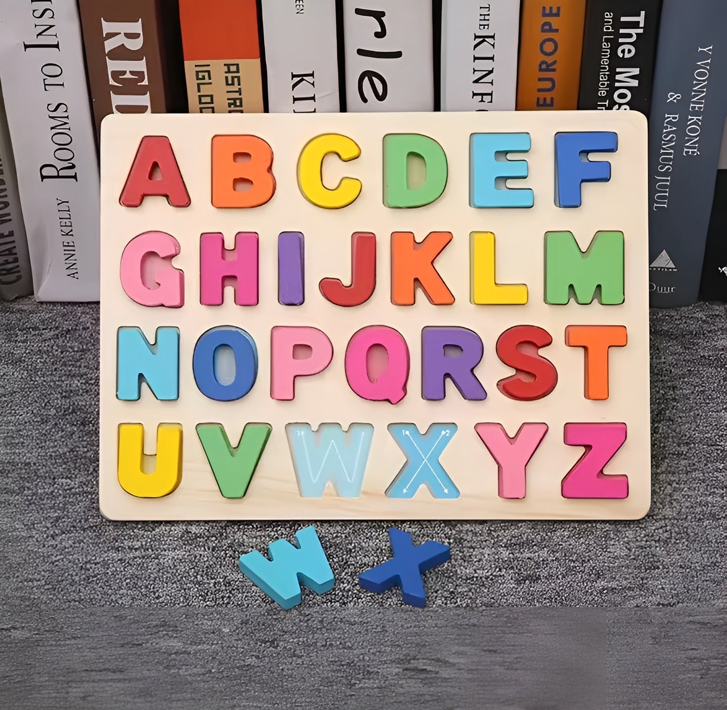 Farbenfrohes ABC - Legespiel / Zahlen von 1 bis 20 - ADHS Store