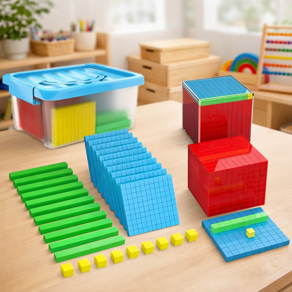 Farbige Formensets für multisensorisches Volumenrechnen - ADHS Store