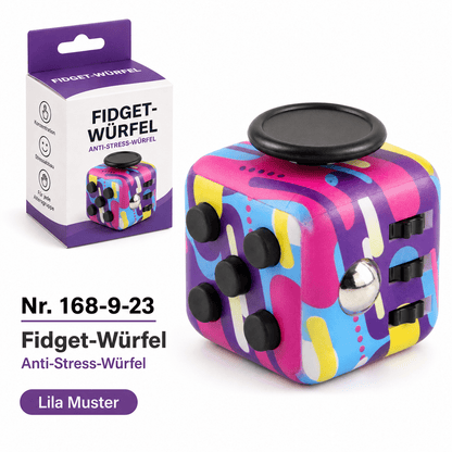 Fidget Würfel 4er-Set – 6 Funktionen für Fokus &amp; Beschäftigung - ADHS Store