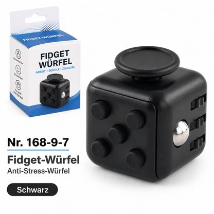 Fidget Würfel 4er-Set – 6 Funktionen für Fokus &amp; Beschäftigung - ADHS Store