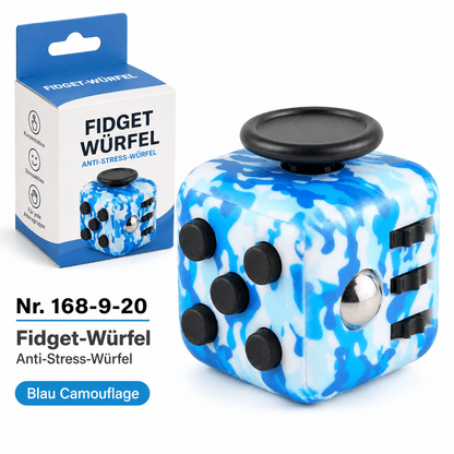 Fidget Würfel 4er-Set – 6 Funktionen für Fokus &amp; Beschäftigung - ADHS Store