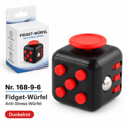 Fidget Würfel 4er-Set – 6 Funktionen für Fokus &amp; Beschäftigung - ADHS Store