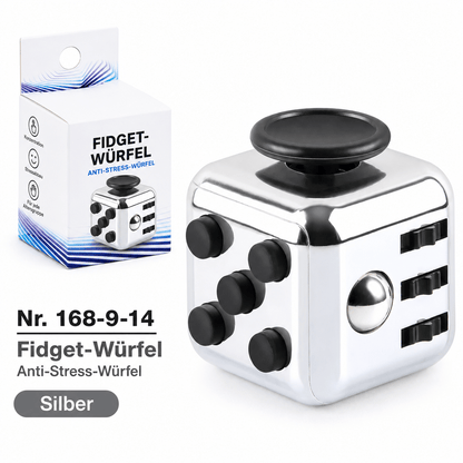 Fidget Würfel 4er-Set – 6 Funktionen für Fokus &amp; Beschäftigung - ADHS Store