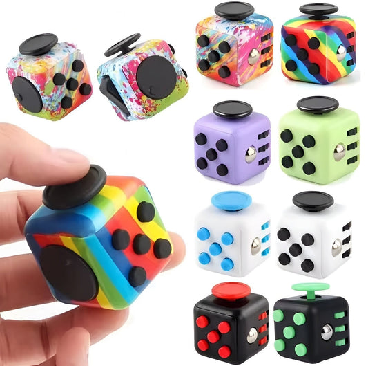 Fidget - Würfel mit 6 Funktionen (FÜNFERSET) - ADHS Store