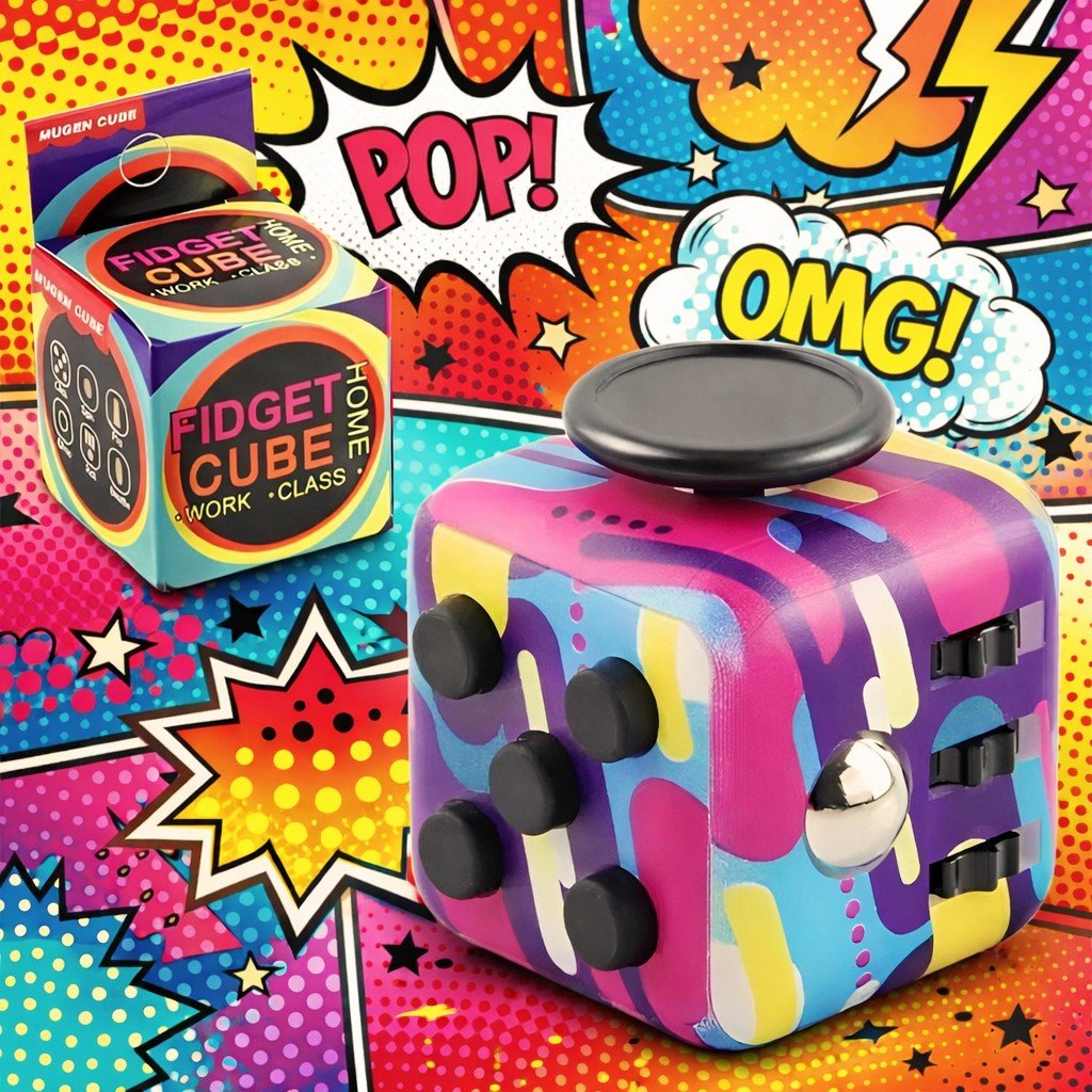 Fidget - Würfel mit 6 Funktionen (MULTIPACK) - ADHS Store