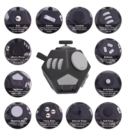 Fidget - Würfel mit 6 Funktionen (MULTIPACK) - ADHS Store