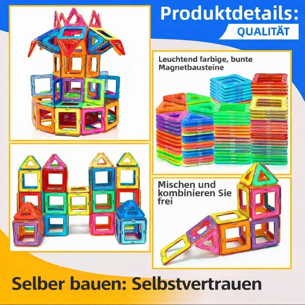 MAGNETOPIA: Bauen & Erschaffen mit Magnet-Bausteinen