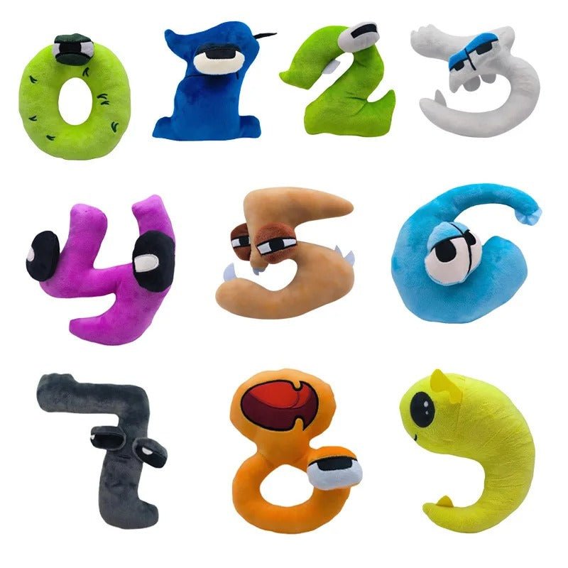 Ganzes ABC als Plüschset, Bausteineset, Figurenset - ADHS Store