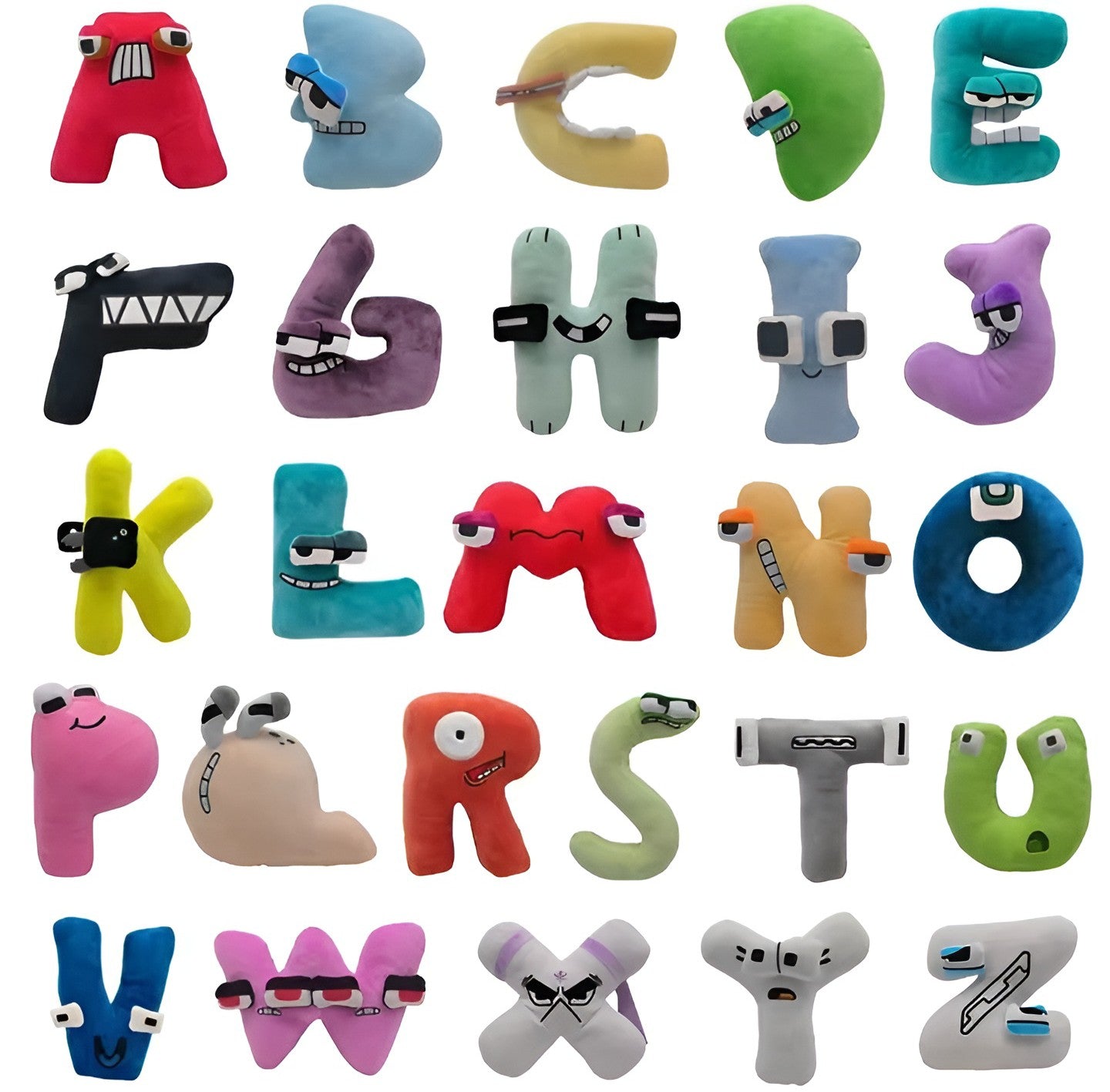 Ganzes ABC als Plüschset oder Bausteineset - ADHS Store