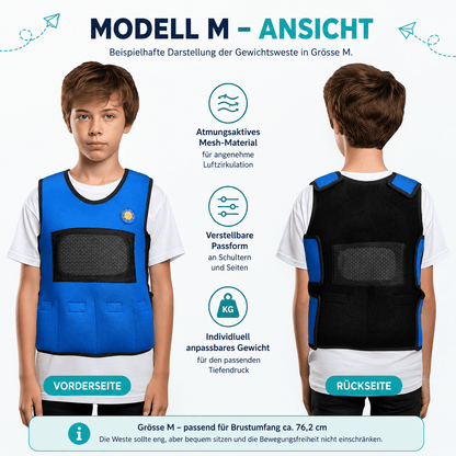 Gewichtsweste für Kinder – Sensorische Kompressionsweste - ADHS Store